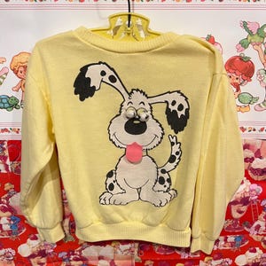 5/6 Kids Dalmatian Sweatshirt 1980s