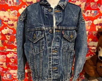 Veste en jean Levis Stone Wash Années 80 pour Enfant 6/7