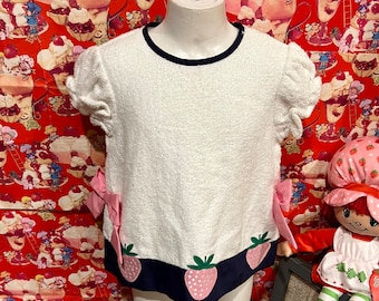 2T Strawberry Top Swimsuit Cover