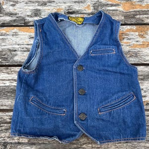 7/8 Kids Western 70s Vest
