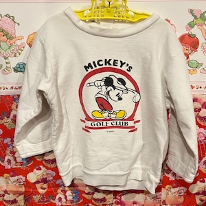 5/6 Vintage 1980s Mickey&#39;s Golf Club Sweatshirt