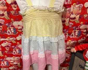 3/4T Kids 80s Sun Dress