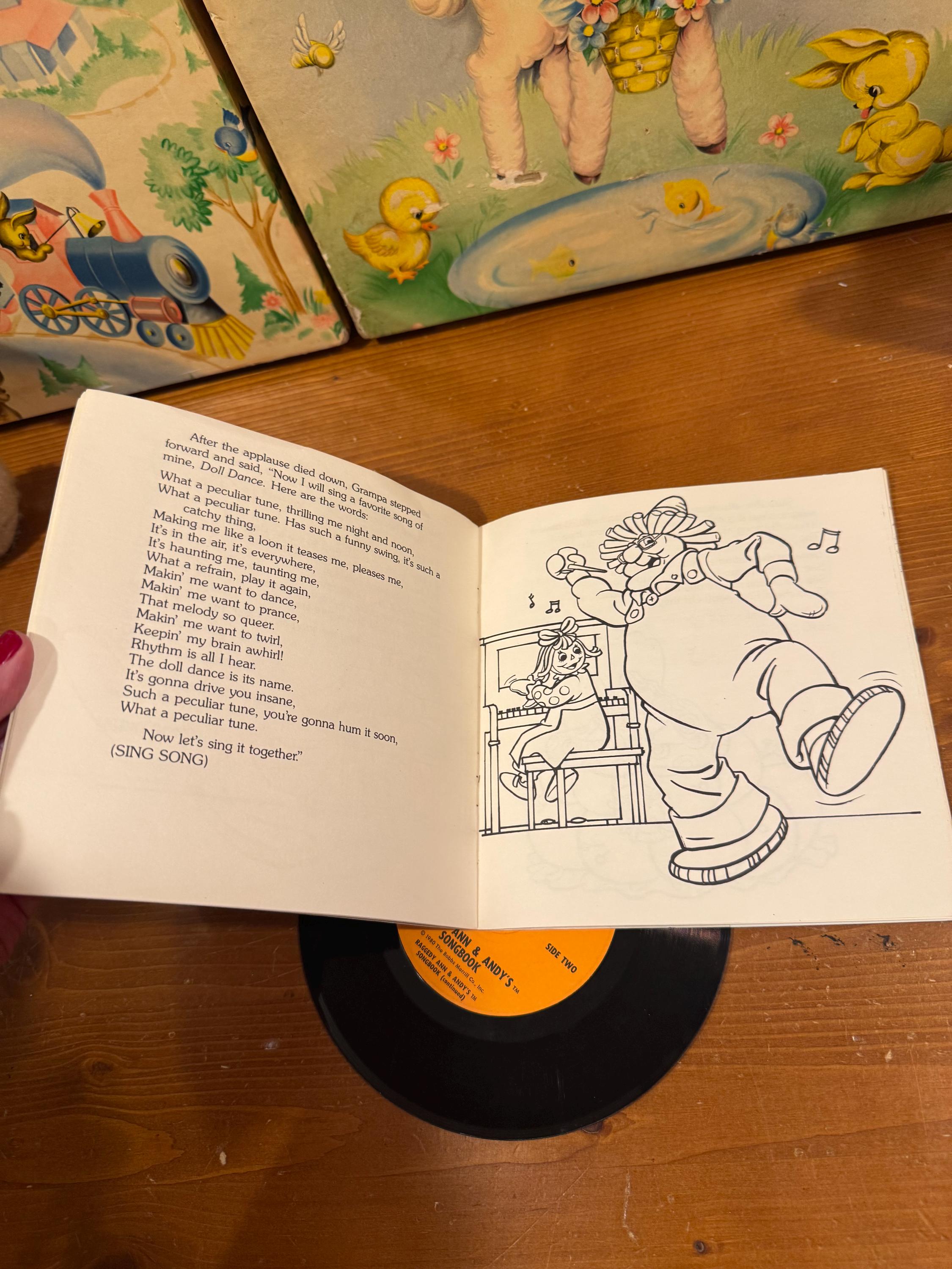 Raggedy Ann and Andy Record and Book - Etsy