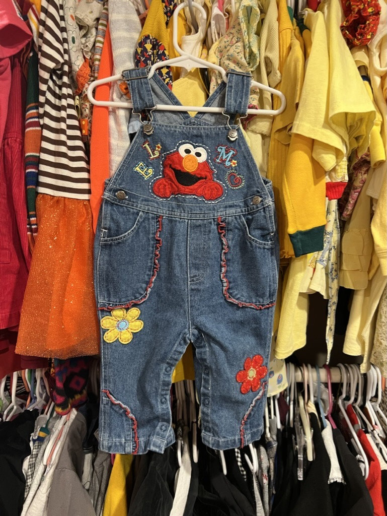 12 Months Elmo Overalls - Etsy display picture 1