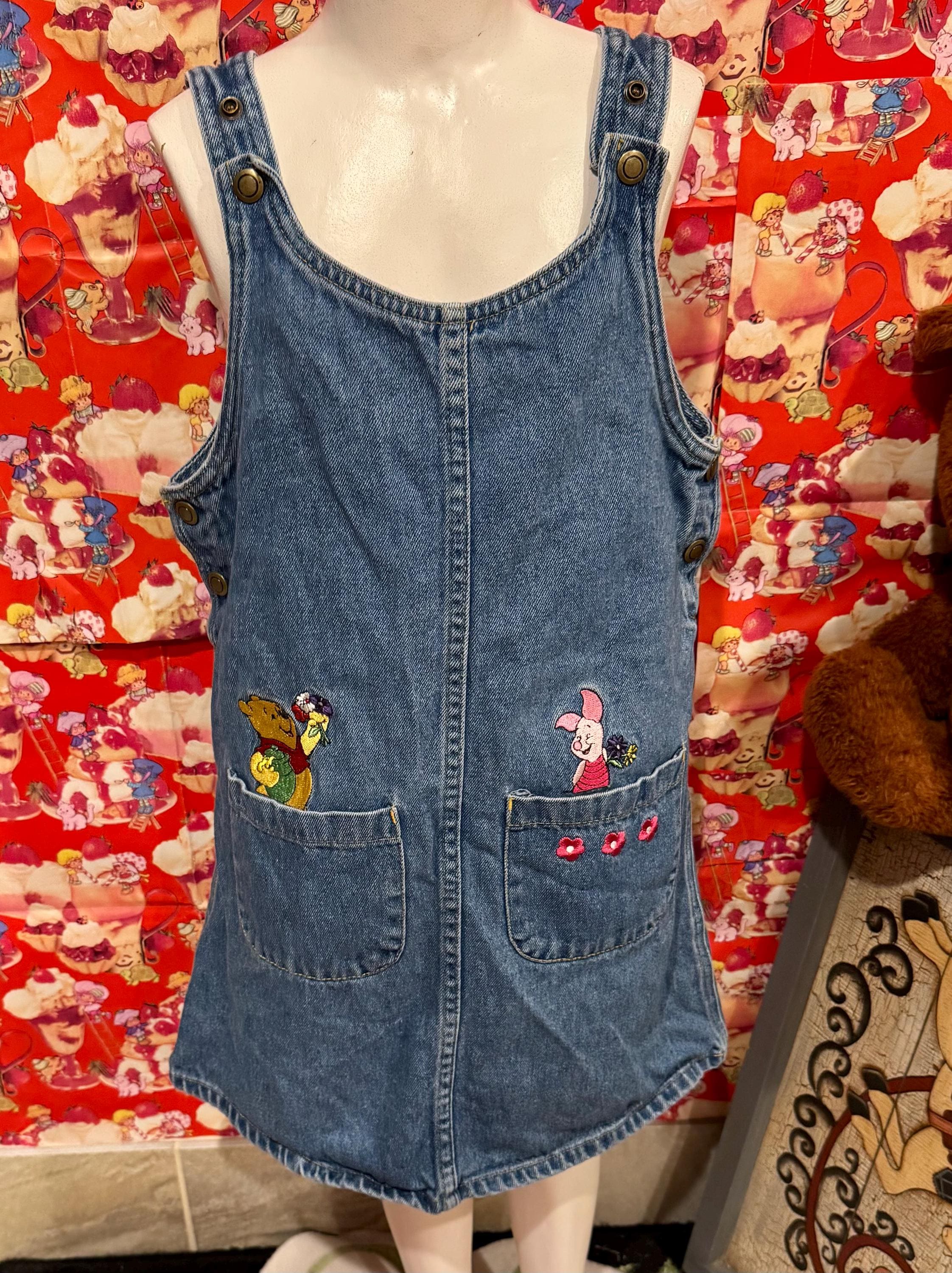 Denim Pooh Dress - Etsy