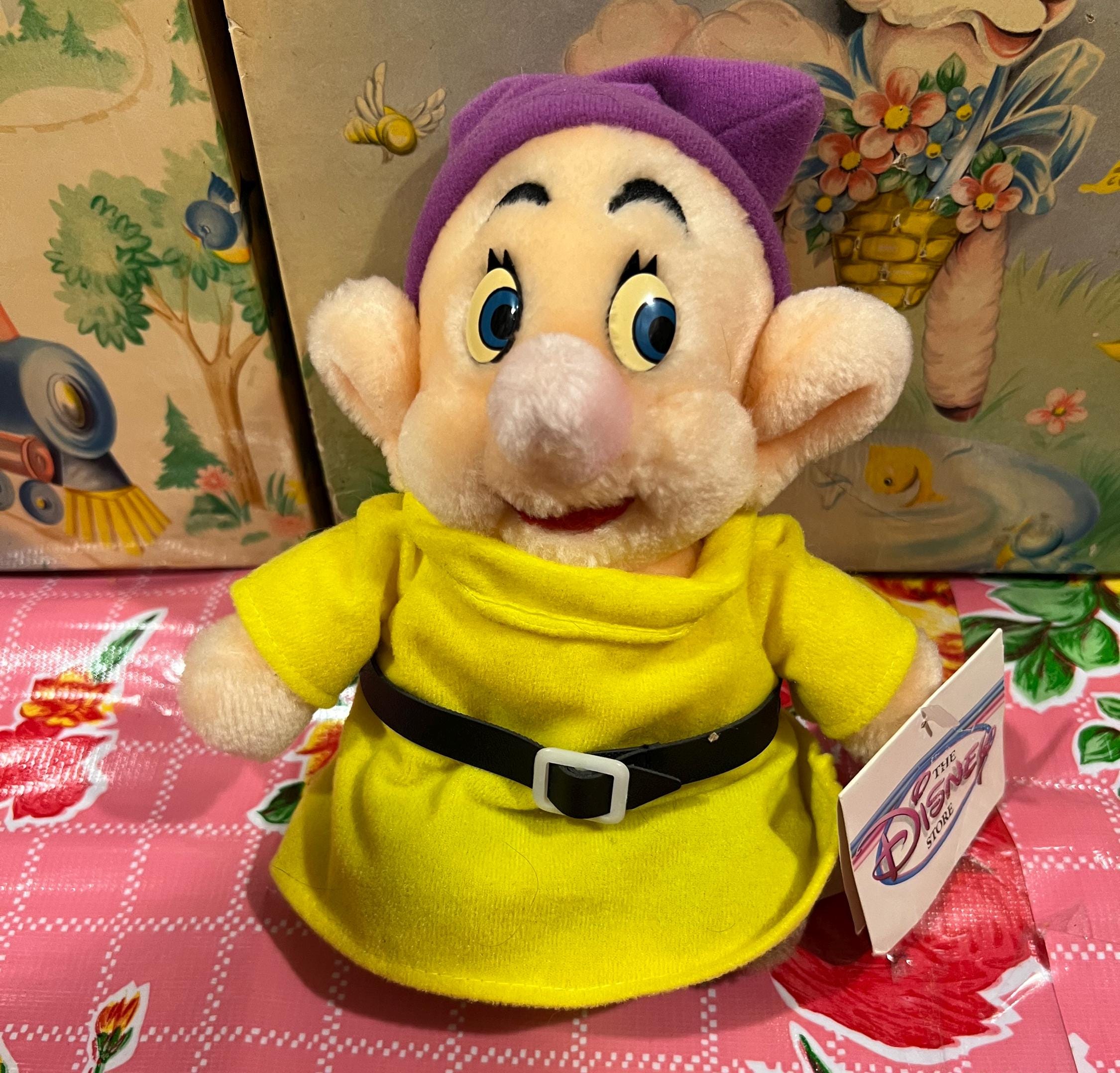Dopey Dwarf Plush 1990s Disney Store - Etsy