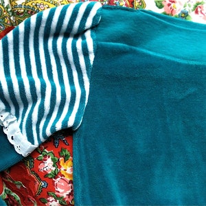 Aquamarine Velour Shirt 3T-4T image 5