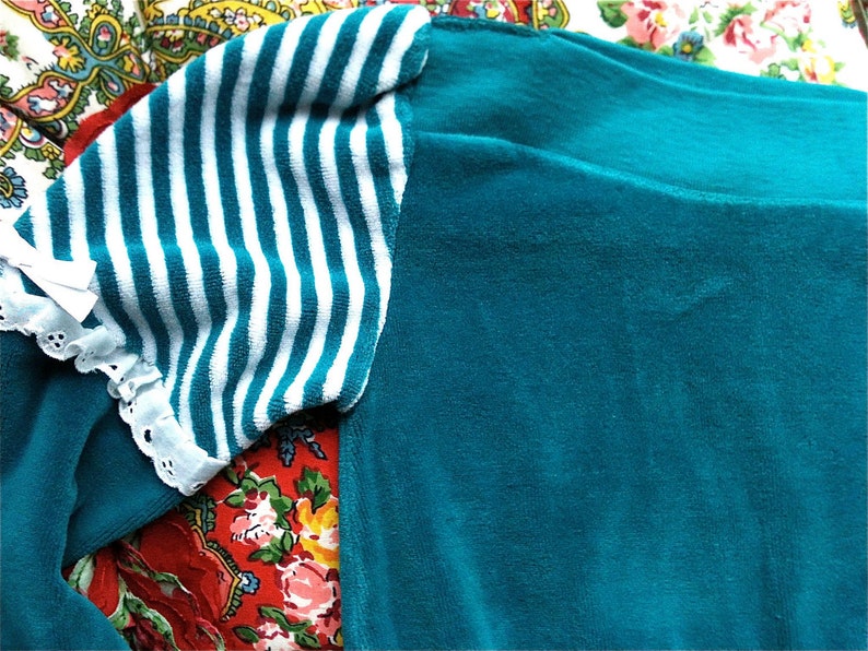 Aquamarine Velour Shirt 3T-4T image 5