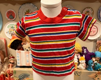 3-6 Months Striped Baby Tee