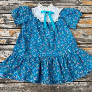 4/5T Calico 80s Dress