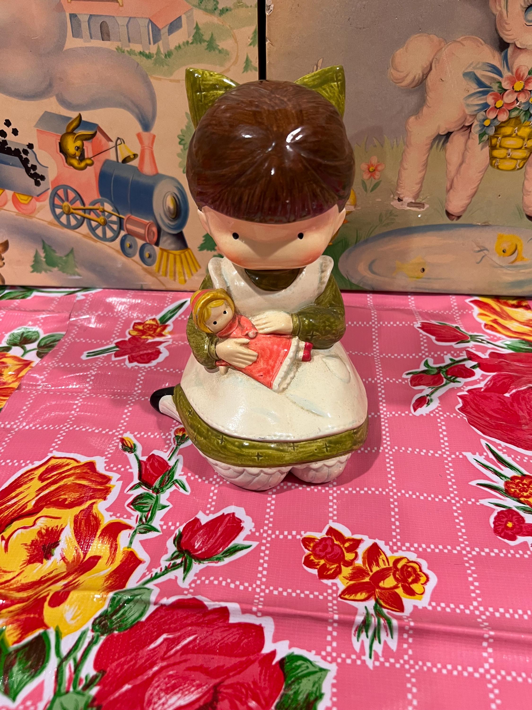 1976年製 Joan Walsh Anglund ヴィンテージ陶器 現状渡し Joan Walsh Anglund Piggy Bank - Etsy