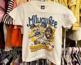 Camiseta de béisbol Milwaukee para niños 8