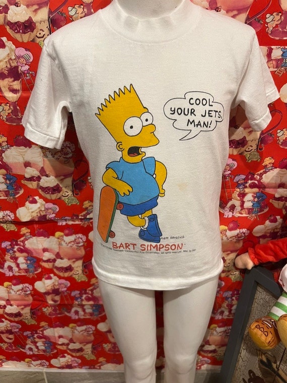 6/7 Bart Simpson Tee 90s True Vintage - image 3