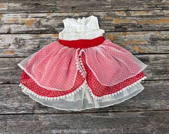 18/24 Months Fancy Polka Dot Dress 90s/Y2K