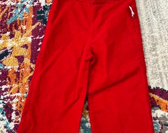 12-18 Months Red Corduroy Pants