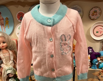 6-9 Months Bunny Cardigan