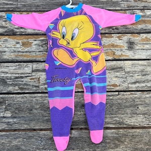 9/12 miesięcy Tweety Footie