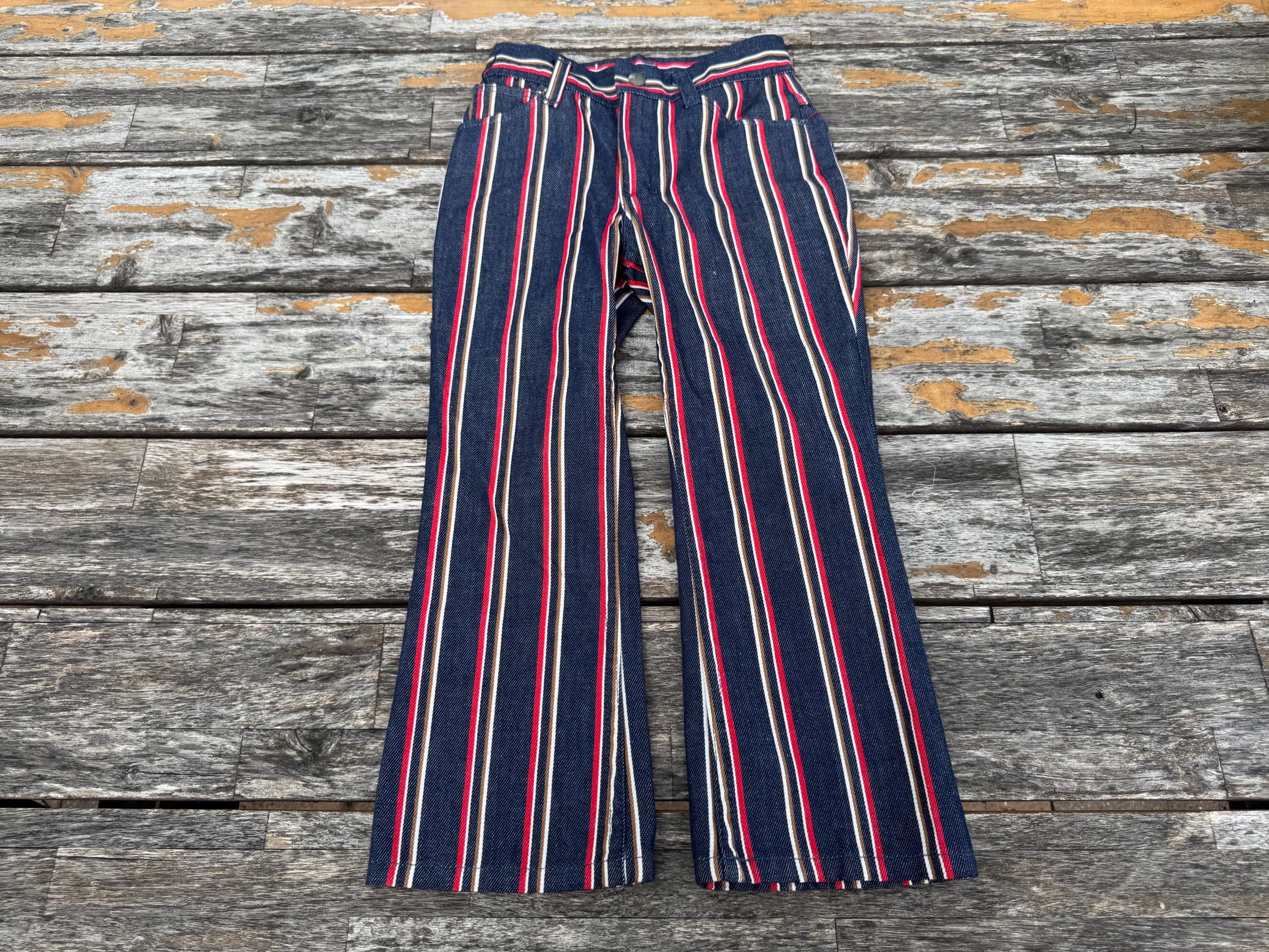 70s Striped Pants - Etsy