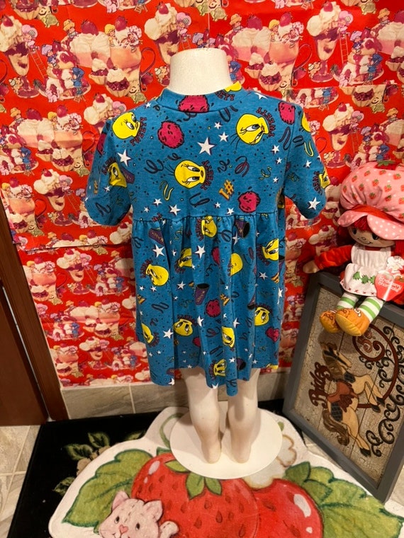 5T 1990’s Looney Tunes Dress - image 4