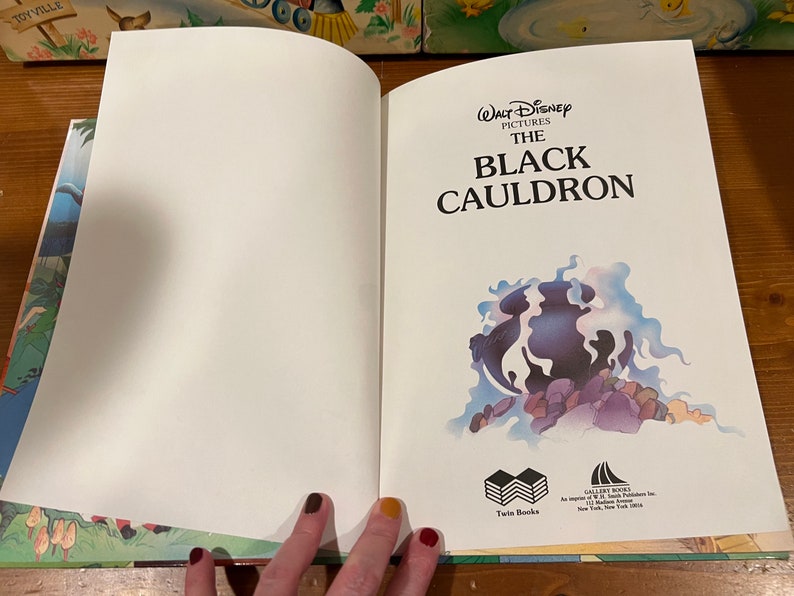 Disney's the Black Cauldron Book Etsy