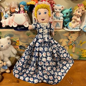 Handmade Topsy Turvy Doll - Red Riding Hood, Gramma, and Wolf