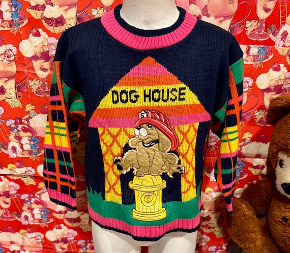 5/6 Kids 1980s Doggie Sweater