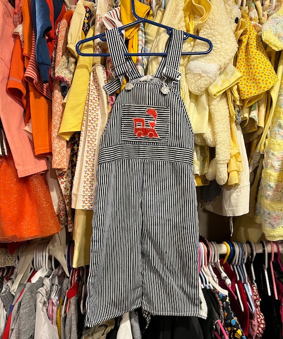 18-24 Months Sears Train Overalls - image 1