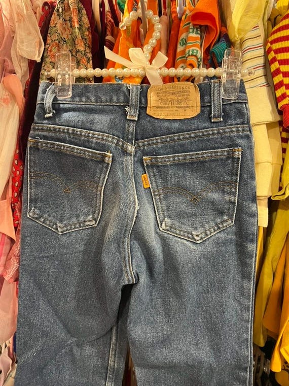 8/10 Kids Orange Tab Levis 22 Inch Waist - Etsy