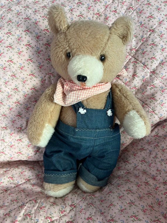 Vintage 1970s Jointed Teddy Bear - Etsy