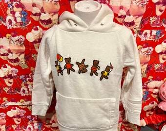 6/7 Teddy Bear Sweat Années 80