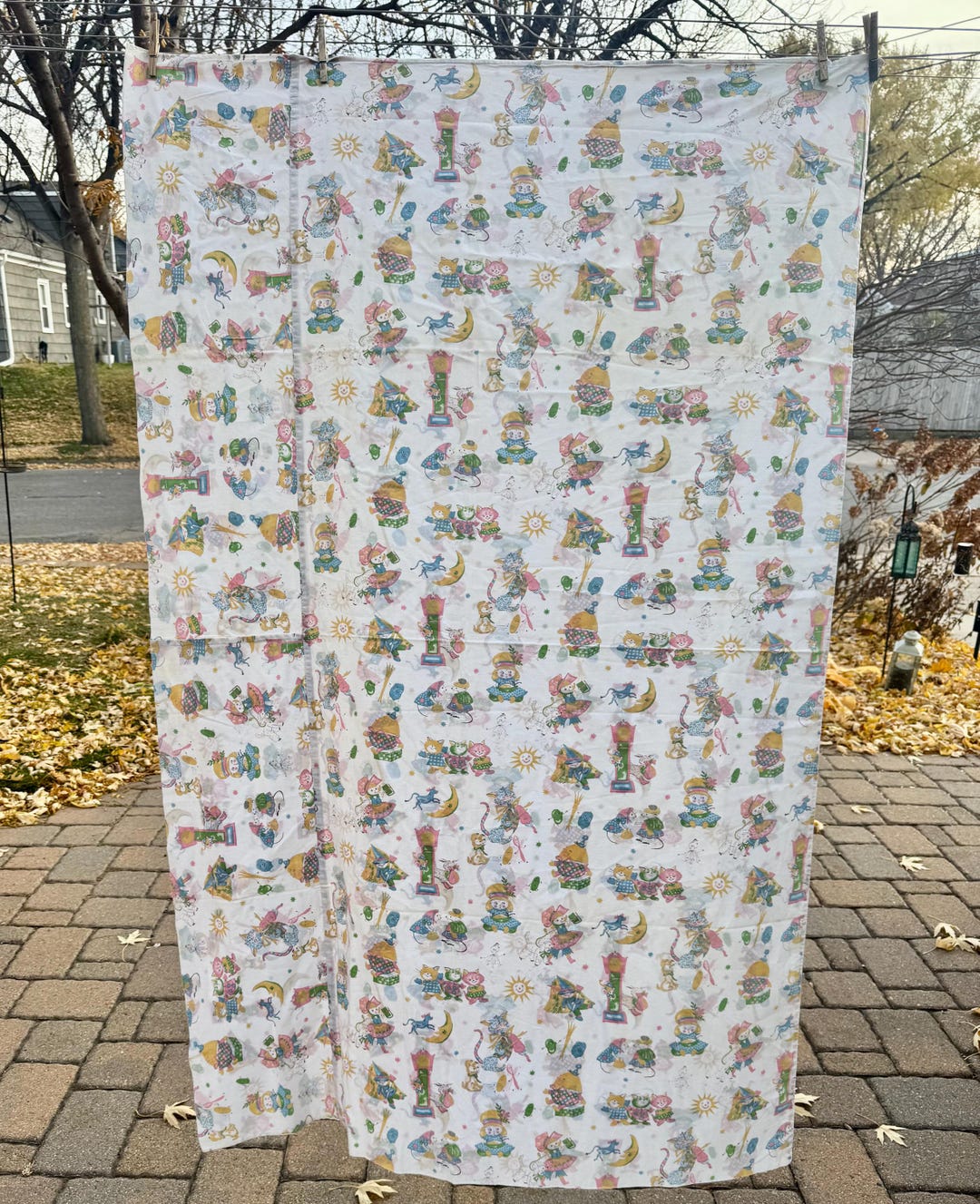 Vintage 70s Crib Bedding - Etsy