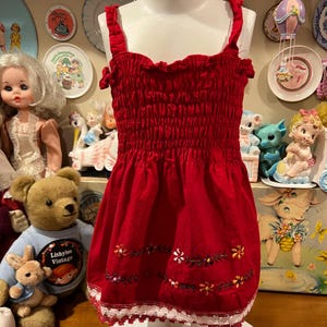 12/18 Months Embroidered Sun Dress