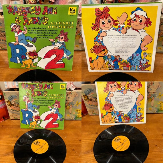 Raggedy Ann & Andy レコード付き絵本 2冊セット Raggedy Ann and Andy Record - Etsy