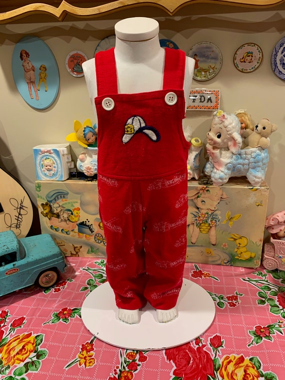 FireMan Overalls 9/12 Months