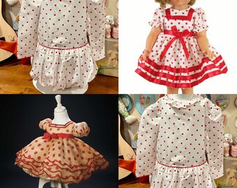 2/3T Polka Dot 80s Dress