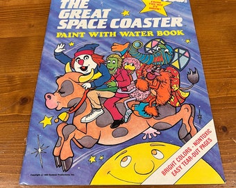 Great Space Coaster Paint by Water Book