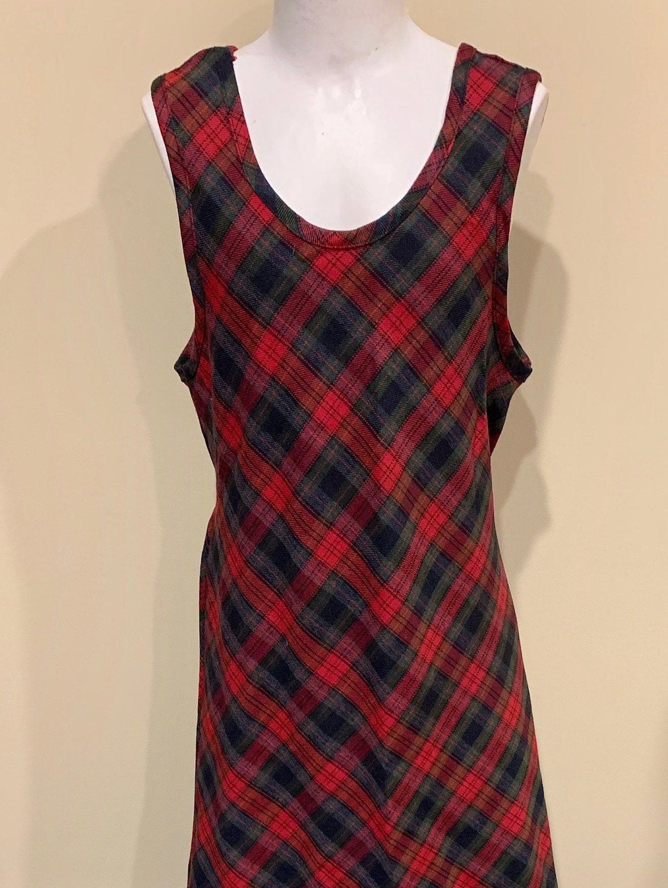 90s Plaid Maxi 10 | Etsy