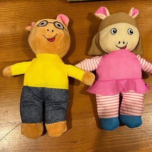 Arthur and DW Plush