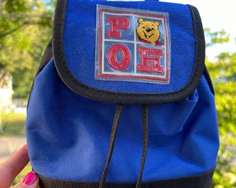 Disney Winnie Pooh Y2K Neon Green Jelly Mesh Mini Backpack Rare Vintage Kidcore Vintage disney backpack y2k - Gem main image 3