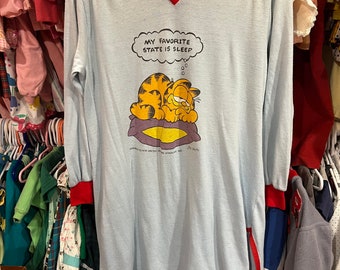 Women's Medium Garfield Nightgown