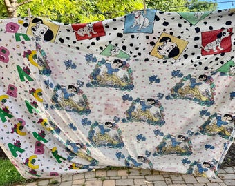 Handmade Twin Bed Duvet Cover 1990s Vintage