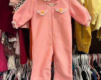 Mono de bebé estilo años 60 para bebés de 12 a 18 meses