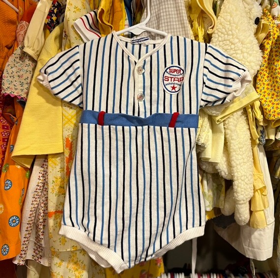 12-18 Months Baseball Romper - image 1