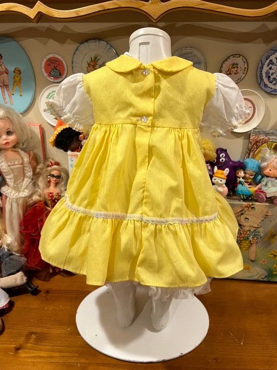 6-9 Months Yellow Baby Dress - image 3