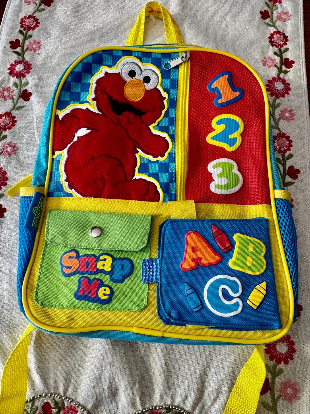 Elmo Rucksack Elmo Toddler Backpack - Etsy
