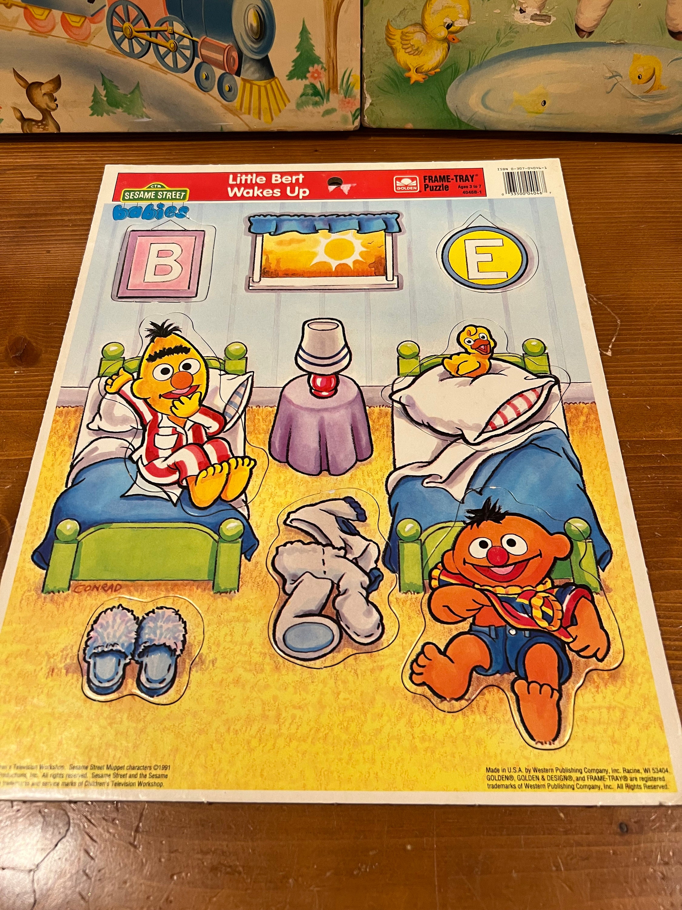 Vintage Baby Bert and Ernie Puzzle