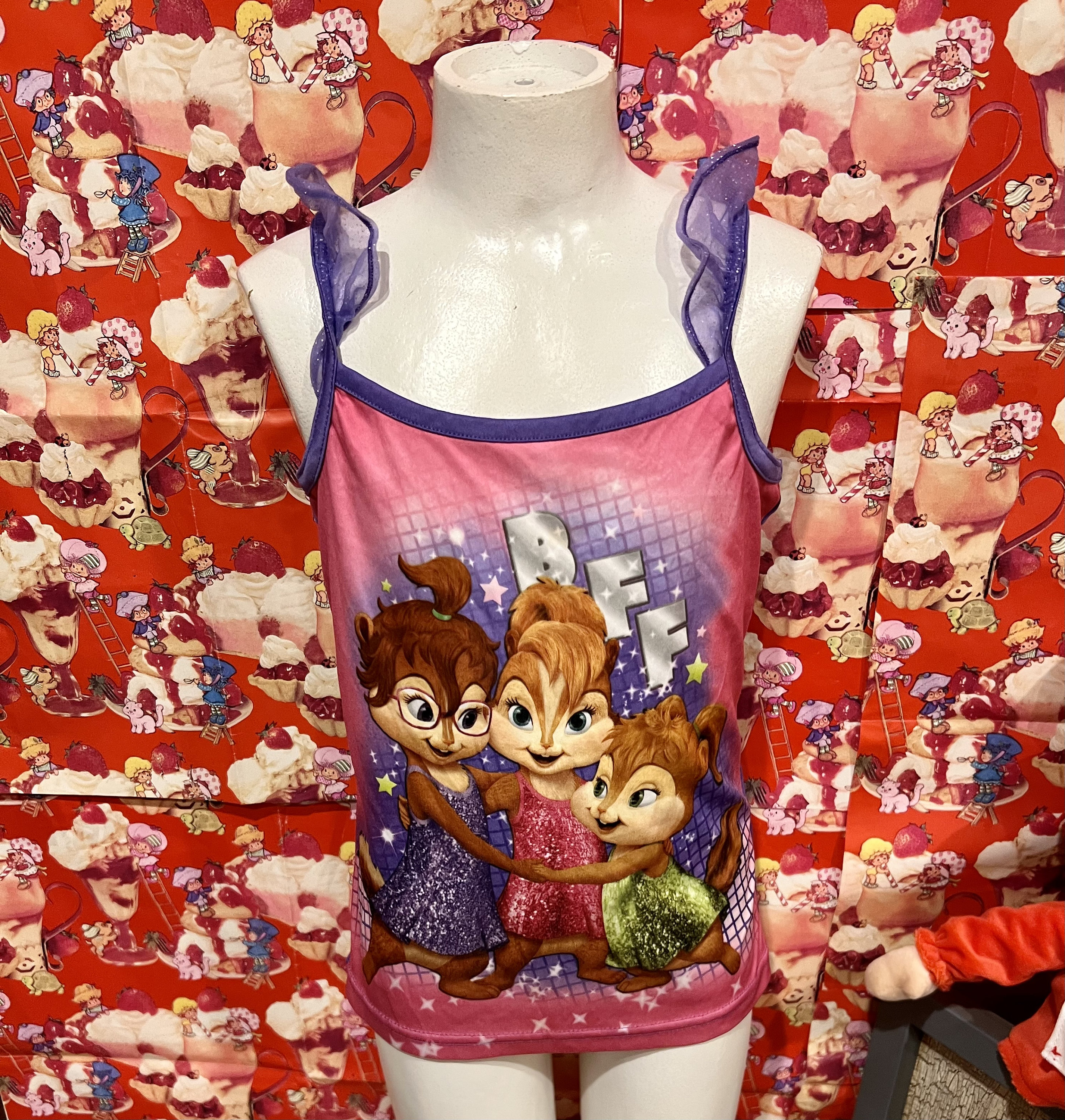 Kids 6 Chipettes Tank Top Etsy UK