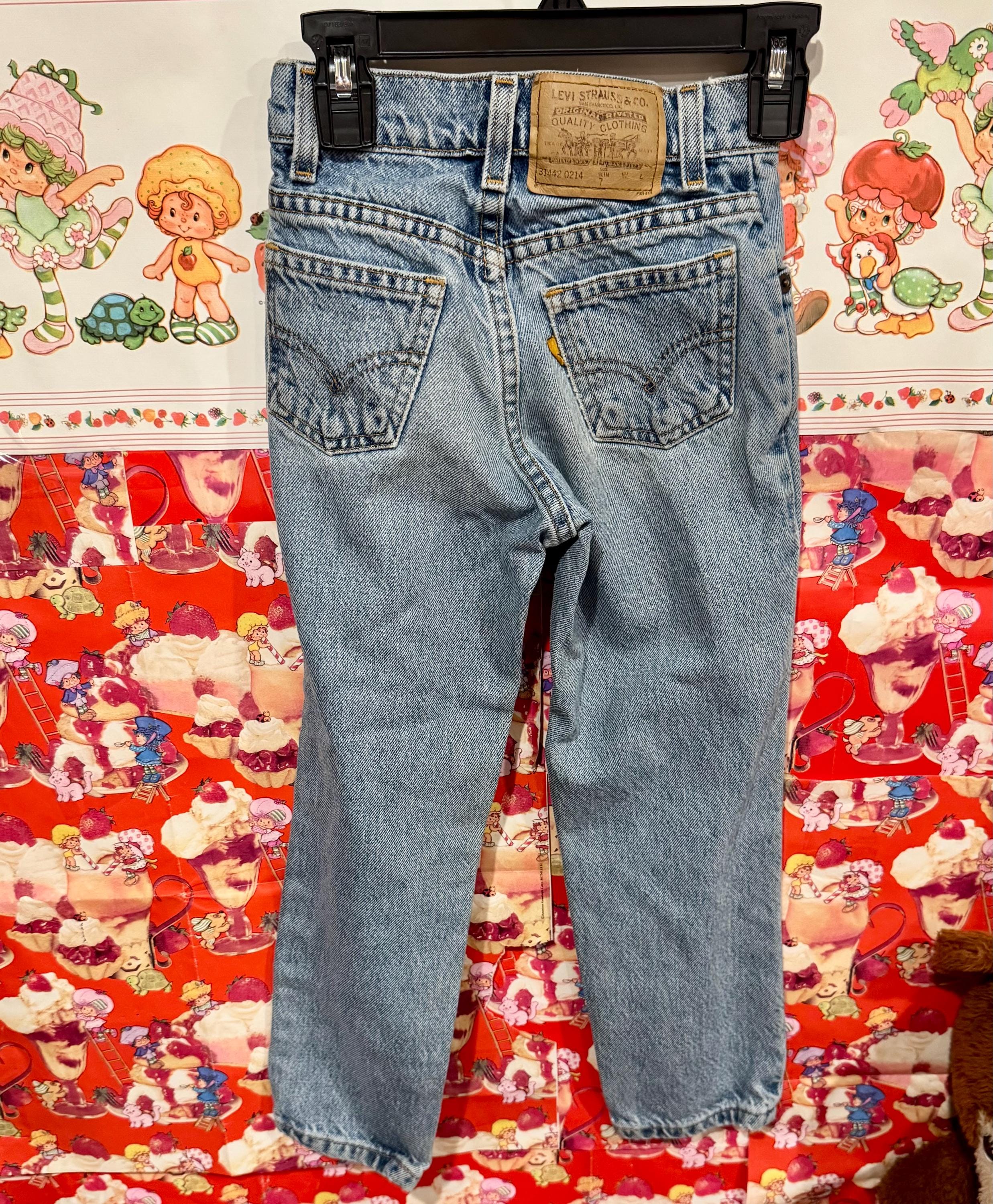 Levi's kids vintage デニム used Vintage Levi's jeans white tab kids 14 petite 26 inch waist | eBay