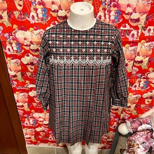 4T Fall Plaid Dress