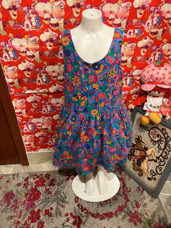 8/10 Kids 90s Floral Dress 